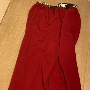 Red Sport Sweats